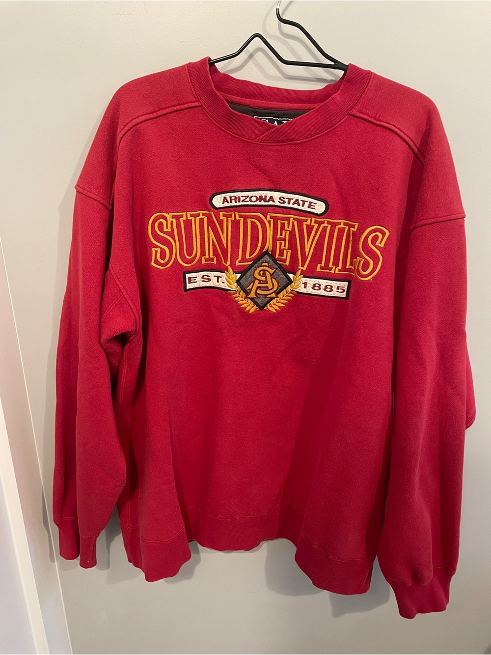 Arizona State University Sun Devils Red Crewneck Sweatshirt